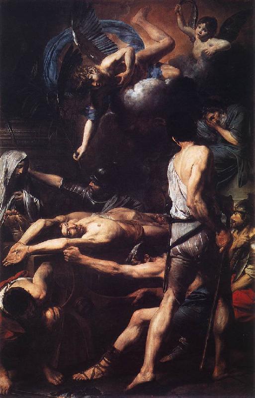 VALENTIN DE BOULOGNE Martyrdom of St Processus and St Martinian we oil painting picture